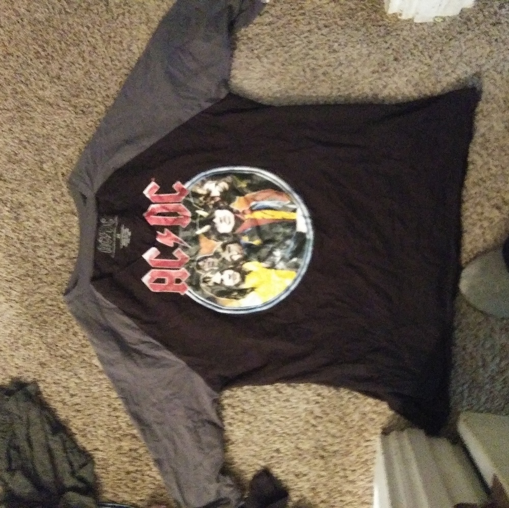 Womens acdc long sleeve shirt
